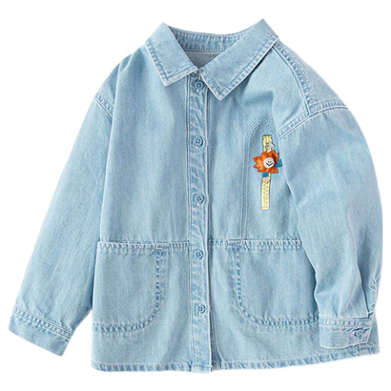 

BalaOne Kids Loose Denim Shirt Jacket 80