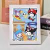Kuromi Cartoon Diamond Painting Kit: Peace & Joy DIY Gift for Students and Kids.
