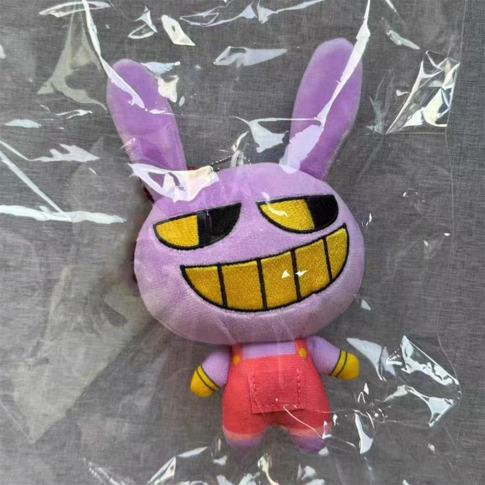10cm Jax Pomni Pendant Stuffed Toy Backpack Plusie TV Amazing Digital Circus Clown Plush Doll Kids Fans Gift Ornament Collect