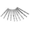 10PCS 3.175 X17mm Double Flutes Carbide Ball Nose End Mills CNC Bits