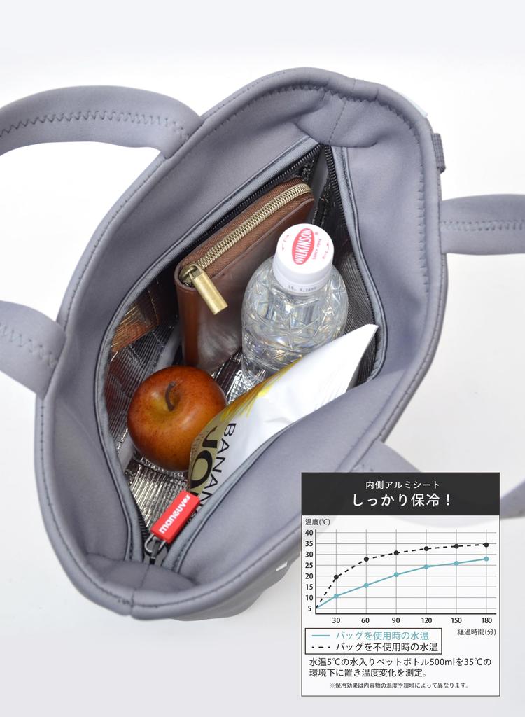 CB JAPAN Manöver DSK Lunchtasche 7L, Grau, Isoliert,