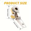 Heavy Duty Brass Tire Valve Clip Air Chuck Quick Connect Inflation Nozzle For Car Truck Tire Inflator Tool