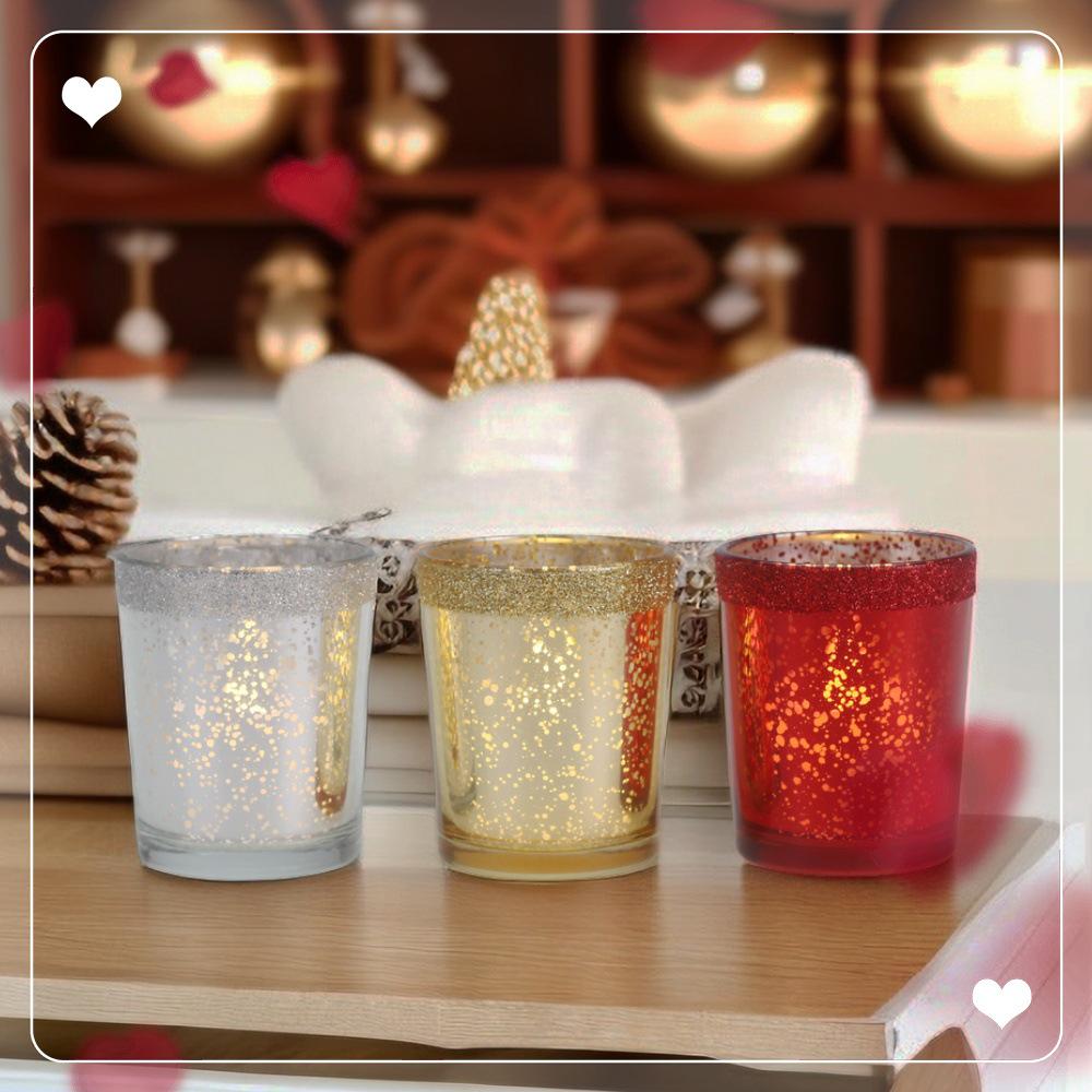American Style Shining Halo Starry Sky Candle Holder for Christmas & Wedding Ceremonies