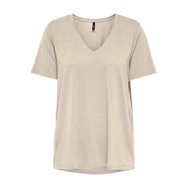 

Tee shirt onlharly birch 15352933 4361 Femme ONLY XS бежевый