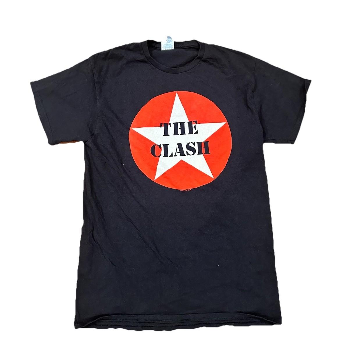 The Clash Medium M Black Red White Star Logo Rock Band Tee 2013 Delta Unisex T-Shirt XXXL