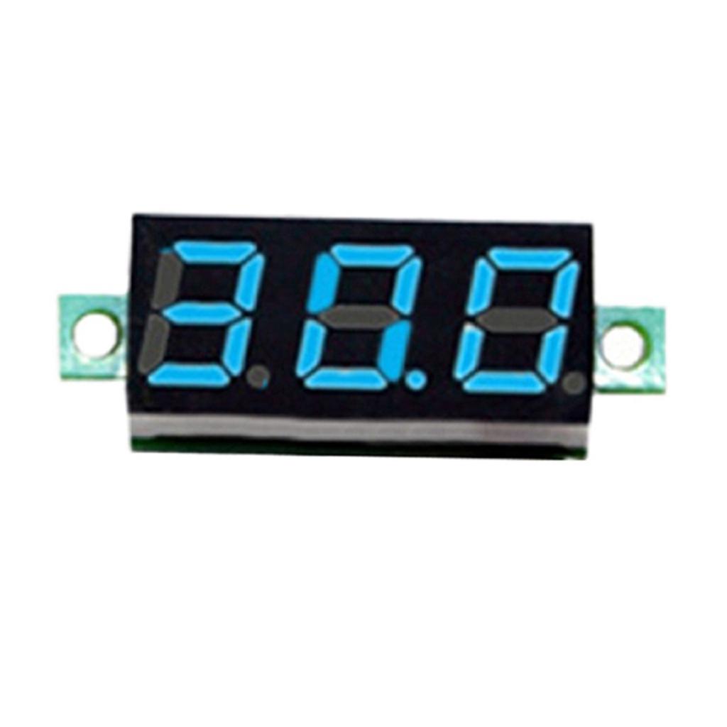 1pc Voltage Table Digital Display LED Minimun Measurement Reverse Connection Reverse Protection DC Voltmeter Head