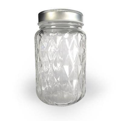 Mason Jar with Lid 37.5 Cl - Diamond