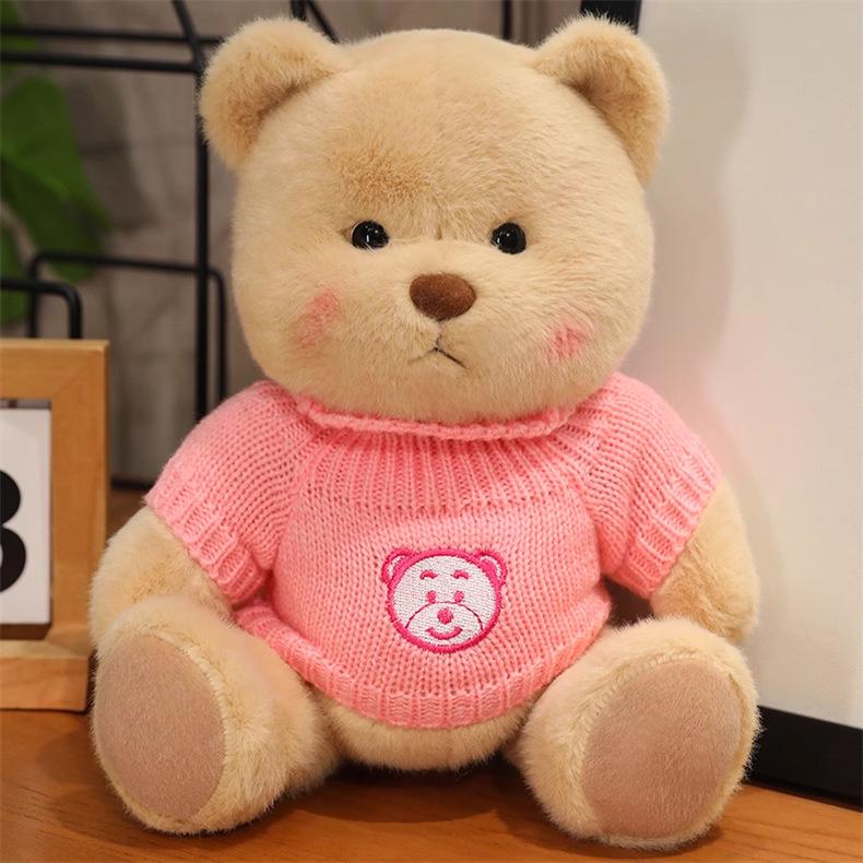 Teddy Bear Plush Sweater Toy - Perfect Birthday Gift for All Genders