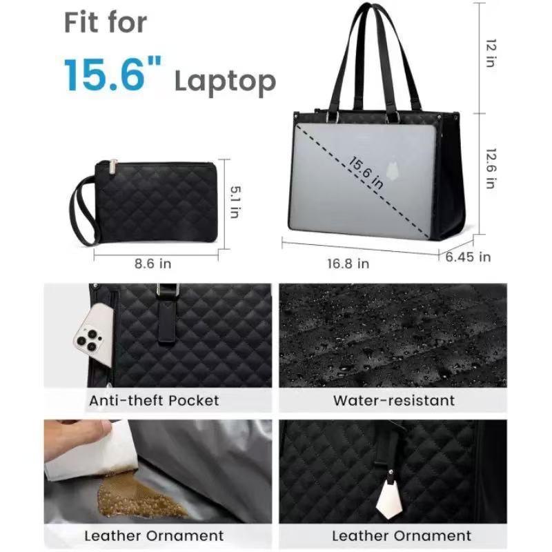 New Arrival: Insulated Lunch Bag - Large Capacity, Two-in-One Tote for Office Workers