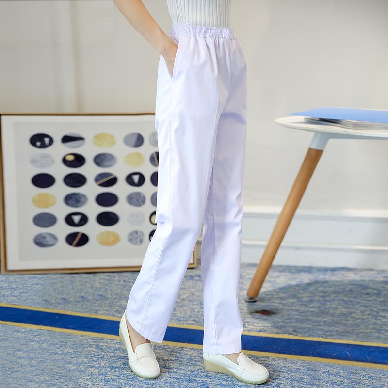 

Белый халат врача - Унисекс, с длинным рукавом, униформа медсестры и для лаборатории на осень/зиму. White Nurse Pants Thin