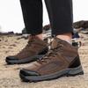 Men's Hiking Shoes Outdoor Adventure Hiking Shoes High-top Hiking Shoes Winter Shoes Wear-resistant Snow Boots