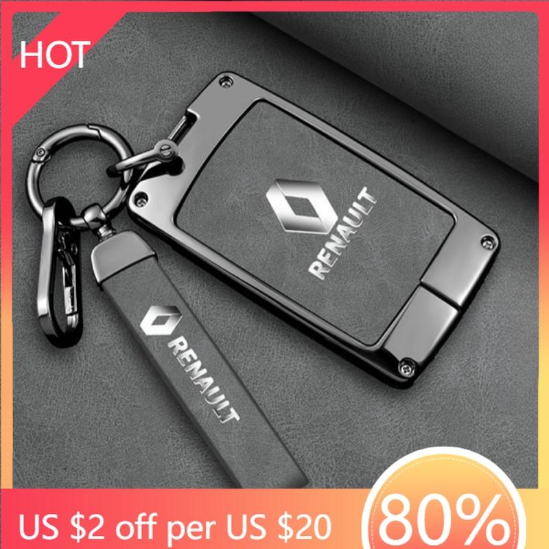 Pour Renault 2026 Nouveaux Enjoliveurs Mode Housse Coque pour Clé de Voiture Pour Renault Koleos Kadjar Captur Megane Talisman Espace Clio Zoe