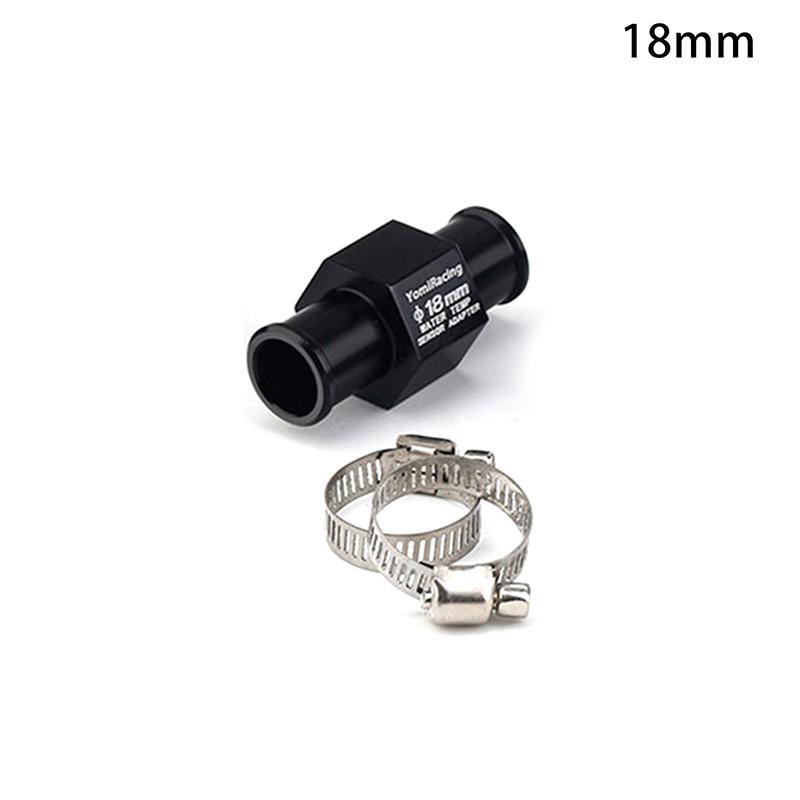Black Water Temperature Gauge Radiator Temperature Water Temperature Connector Pipe Sensor 16Mm 18Mm 20Mm 22Mm Hose Adapter