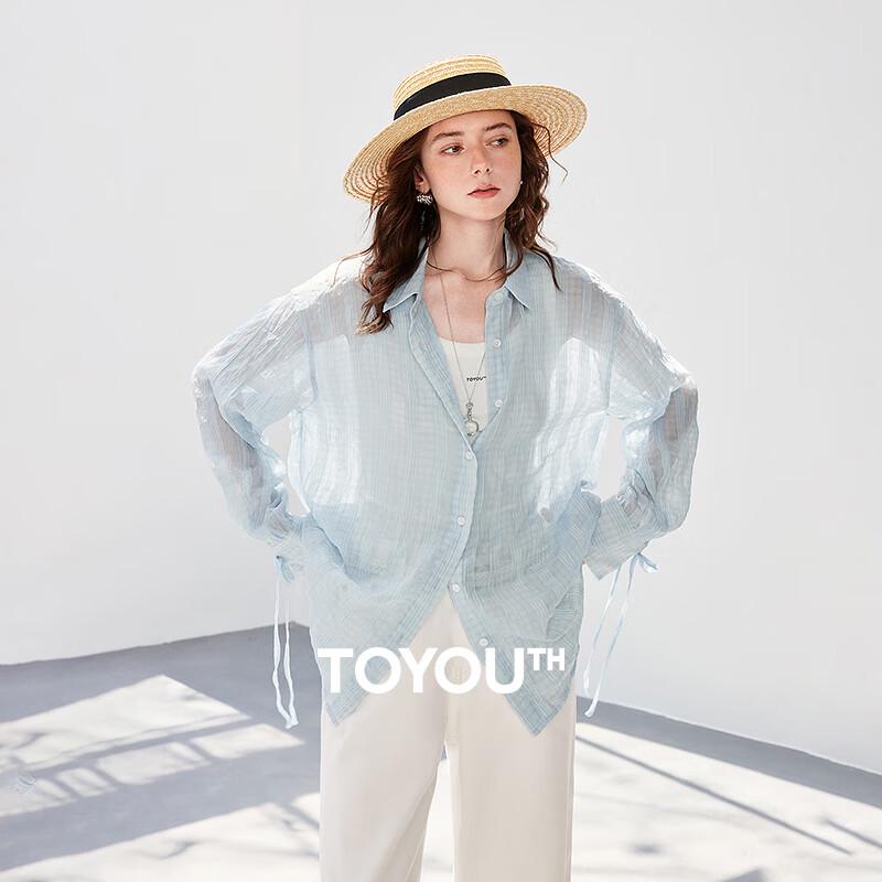 

Women s Lightweight Pleated Tie-Detail Shirt Blouse S