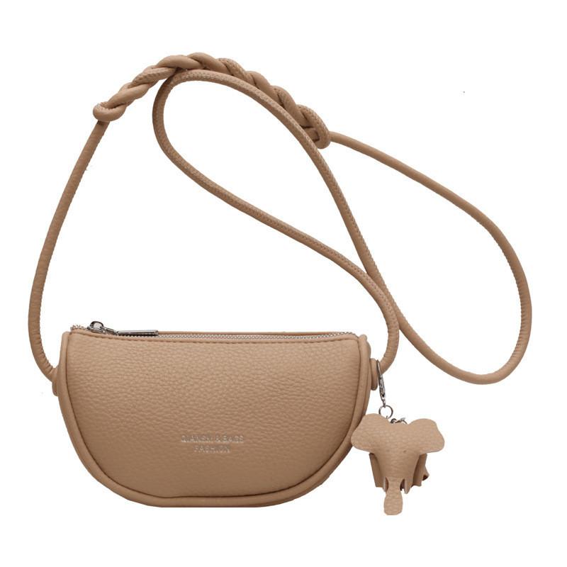 Chic Street Fashion Pu Armpit Bag Women s 2023 Summer Small Shoulder Bag Trendy Saddle Bag хаки