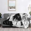 T-Toji Fushiguros Manga Messer Decken Weich Warm Flanell Überwurfdecke Plüsch für Bett Wohnzimmer Picknick Reisen Zuhause Sofa