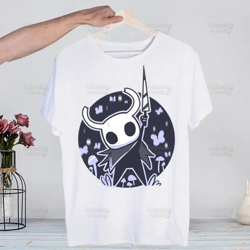 Hollow Knight Game Shirt Novelty  Vintage Crew Hollow Crew Team Neck  Unisex's T-Shirt Wo Unisex Top Tee Gift Streetwear Shirt