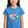 Maglietta per Bambini Gioco Fall Guys 100% Cotone T-shirt Stampa Grafica Cartoni Animati Top Casual Bambini Unisex Girocollo Manica Corta Estate