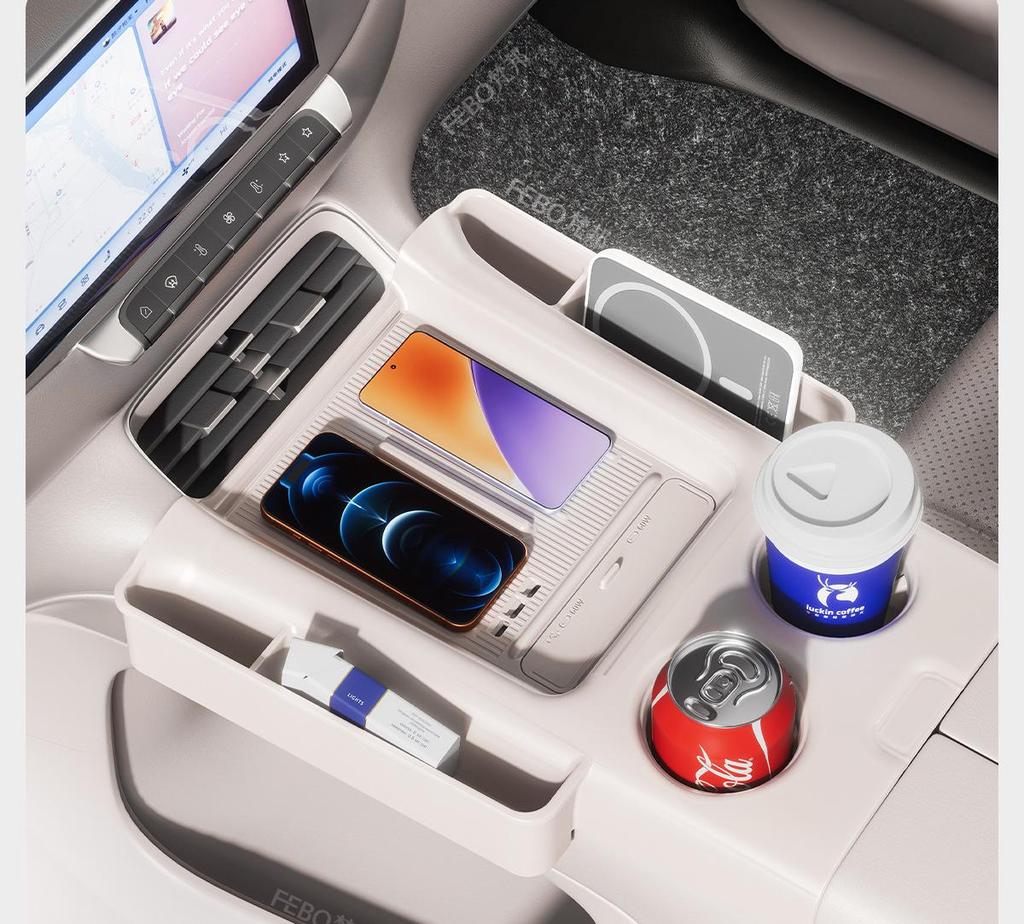 Zhiji LS9 Cup Holder Silicone Anti-slip Mat - Interior Car Accessory for 26 Models