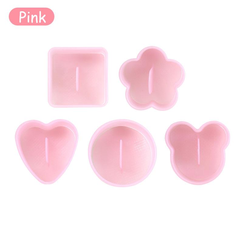 5 buc/set Formă Rapidă Sushi, Aparat pentru Găluște de Orez, Unelte pentru Copt Prăjituri și Pâine, Tăietor Sandwich, Aparat de uz Casnic Amuzant DIY pentru Făcut Bento pentru Copii