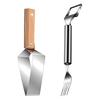 Watermelon Fork Slicer Cutter, 2-in-1 Watermelon Fork Slicer, Triangle Watermelon Cutter, Double-Headed Fruit Forks Slicer for Kitchen Camping Party