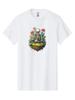 Skeleton-Drinking-Tea-3 Mens Graphic Tee,100% Cotton,Casual Summer Wear