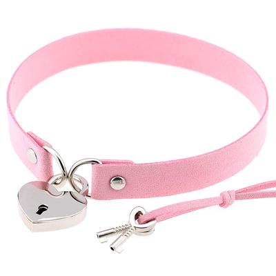 Aroncent Collar Choker Leather Necklace Womens Cute Stylish Punk Rock Harajuku Party Cosplay Event Lolita Fashion Accessories