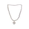 Simple Silver Round Bead Elastic Rope Love Pendant Bracelet Women'S High Sense Versatile Student Jewelry Trend