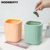 1 Pcs Desktop Storage Box Mini Garbage Storage Basket Home Kitchen Bathroom Living Office Supplies Sundries Bucket Car Trash Can