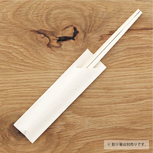 Daikoku Kogyo Chopstick Wraps, Natural, Approx. 3.5 x 13.5 cm, Unbleached, Plain, 6155, Pack of 500