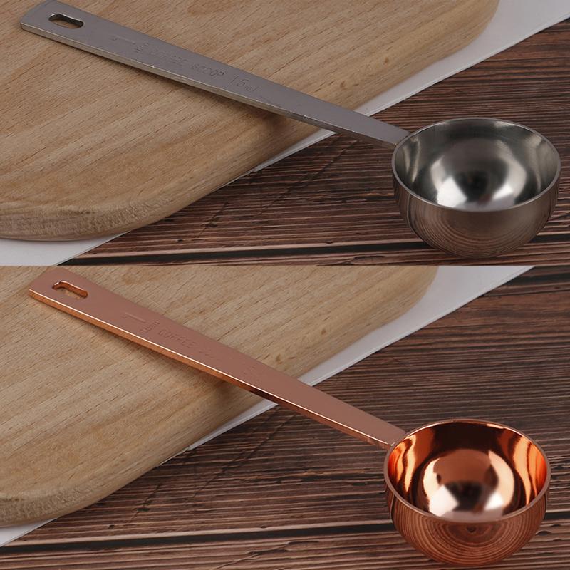 Coffee Scoop Tablespoon Exact 30Ml Stainless Steel Measuring Long Handled Spoon