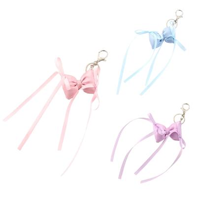 Fashionable Ribbon Bows Purse Decoration Bag Pendant Lovely Phone Charm Bags Accesories Fabric for Trendsetters