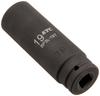 Kyoto Tool Impact 19mm x Drive x 80mm Overall Length (KTC) Wrench, 6-Point Socket, BP3L19TP, 9.5mm