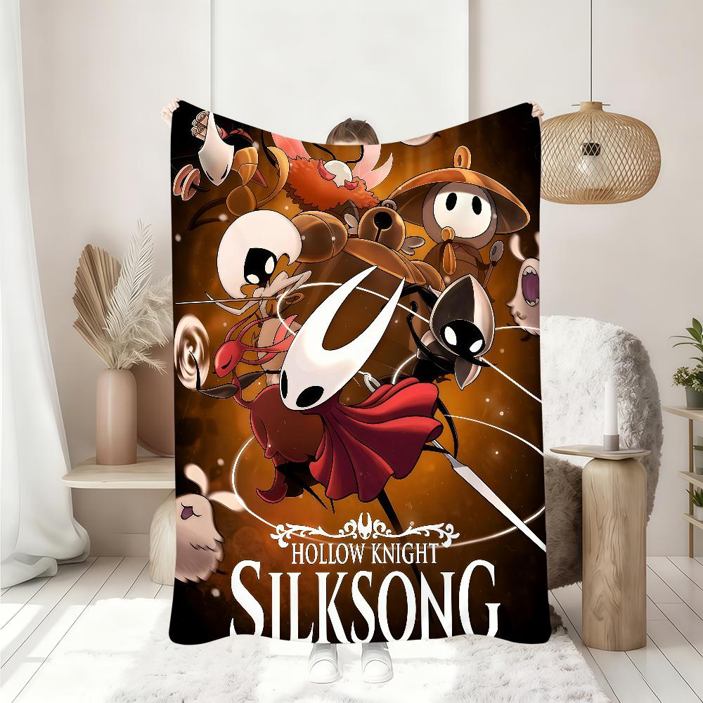 Game H HollowS K Knight S SilksongS Blanket Soft Throw Blanket for Home Bedroom Bed Sofa Picnic Travel Office Rest Blanket Gift