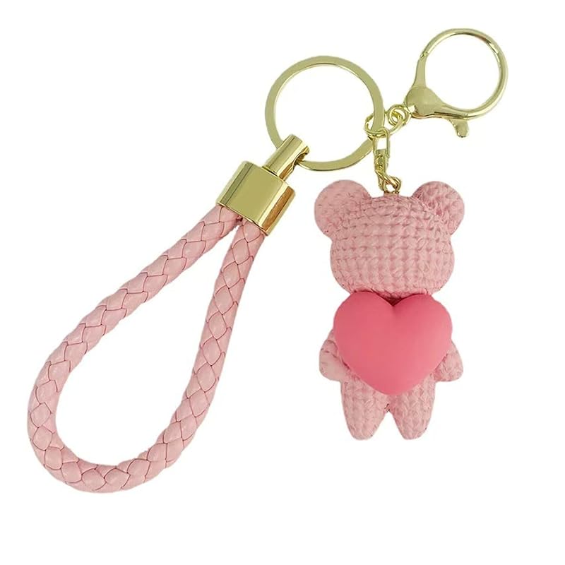 

[UOPR] Run with Sungjae on your back key ring Sungjae sol character isomorphism heart bear pendant key chain korean drama Peripheral goods memorial