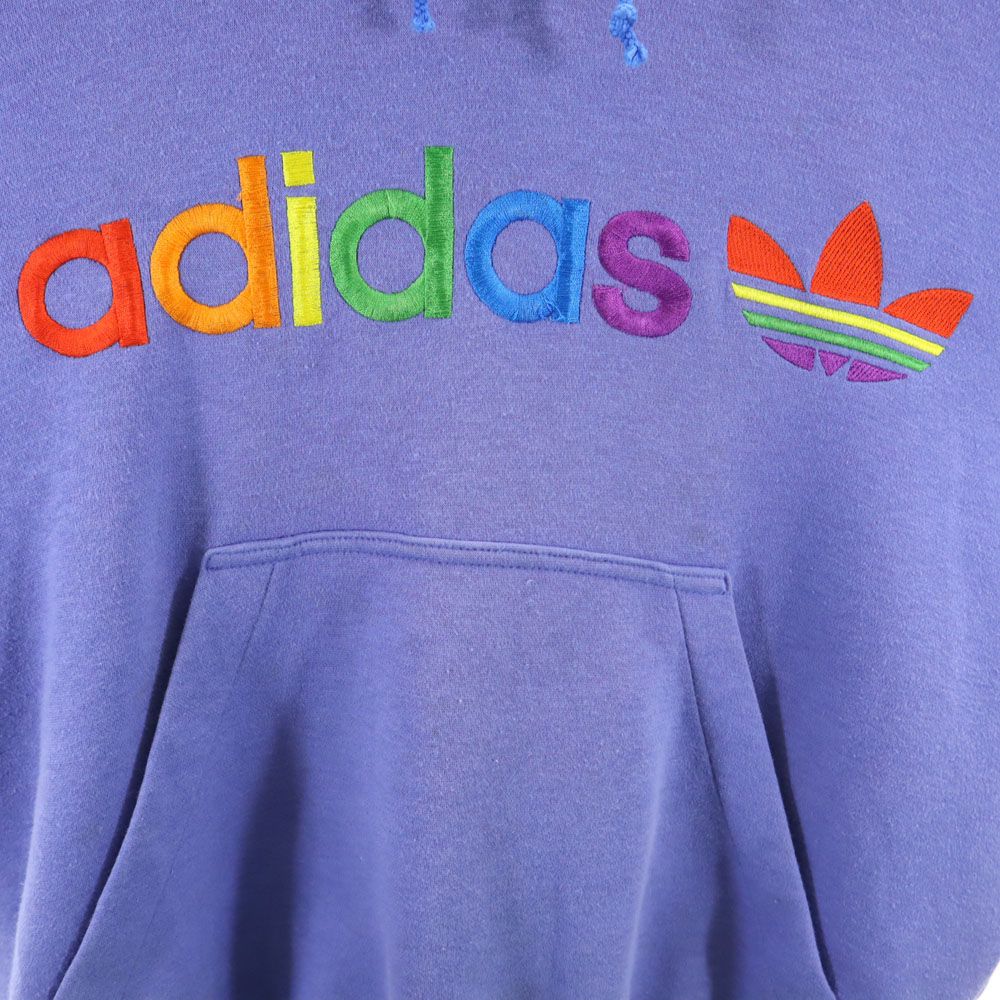 Adidas 80s Vintage Trefoil Logo by Descente Embroidery Long Sleeve Sweatshirts Men's Used