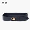Women'S Elastic Belt With Dress, Suit Temperament Waist Seal, Women'S Elastic Belt, Leather Belt.
