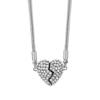 Yousheng Women Necklace Magnetic Broken Heart Pendant Rhinestone Three-layered Snake Bone Chain Prom Party Clavicle Necklace Weddings Jewelry