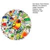 50Pcs Cartoon Parrot Stickers Various Styles Waterproof PVC Adhesive Colorful Cute Decals Vinyl Art DIY Scrapbook Skateboard Laptop Water Bottle