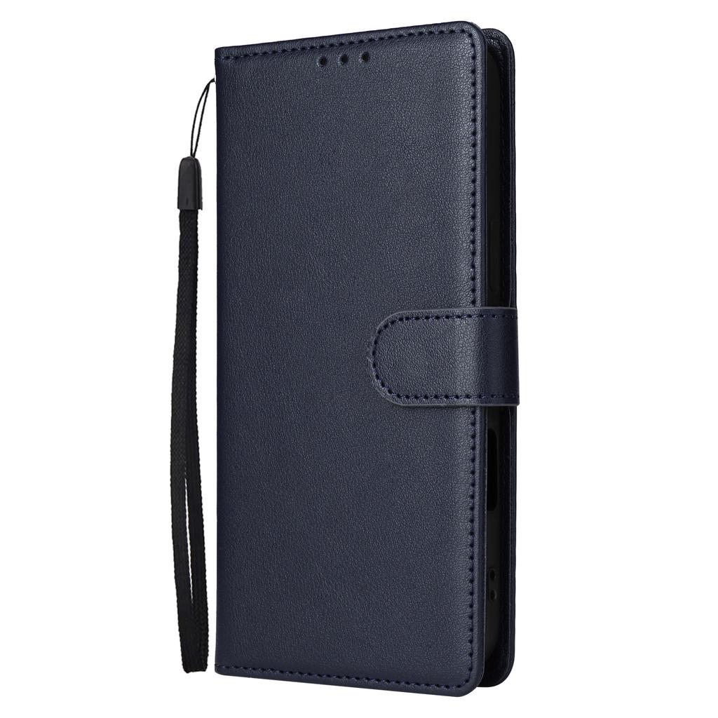 For iPhone 16 Plus Wallet Case 3 Card Slots Slim-Fit PU Leather Stand Phone Cover