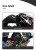 3C Certified Dual Visor Flip-up Full Face Motorcycle Helmet for All Seasons - Unisex Model
