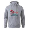 Gray Black Hooded Sweatshirt Autumn Teens Long Sleeve Sportswear Hoodie