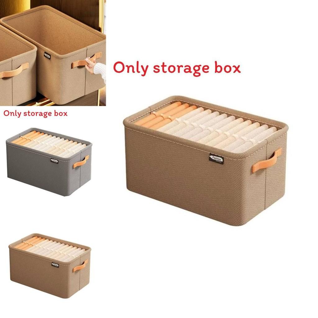 Modern Minimalist Fabric Storage Bin With Foldable Design For Clothing And Toy Organization