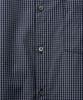 ASP Small Check Short Sleeve Shirt - Navy