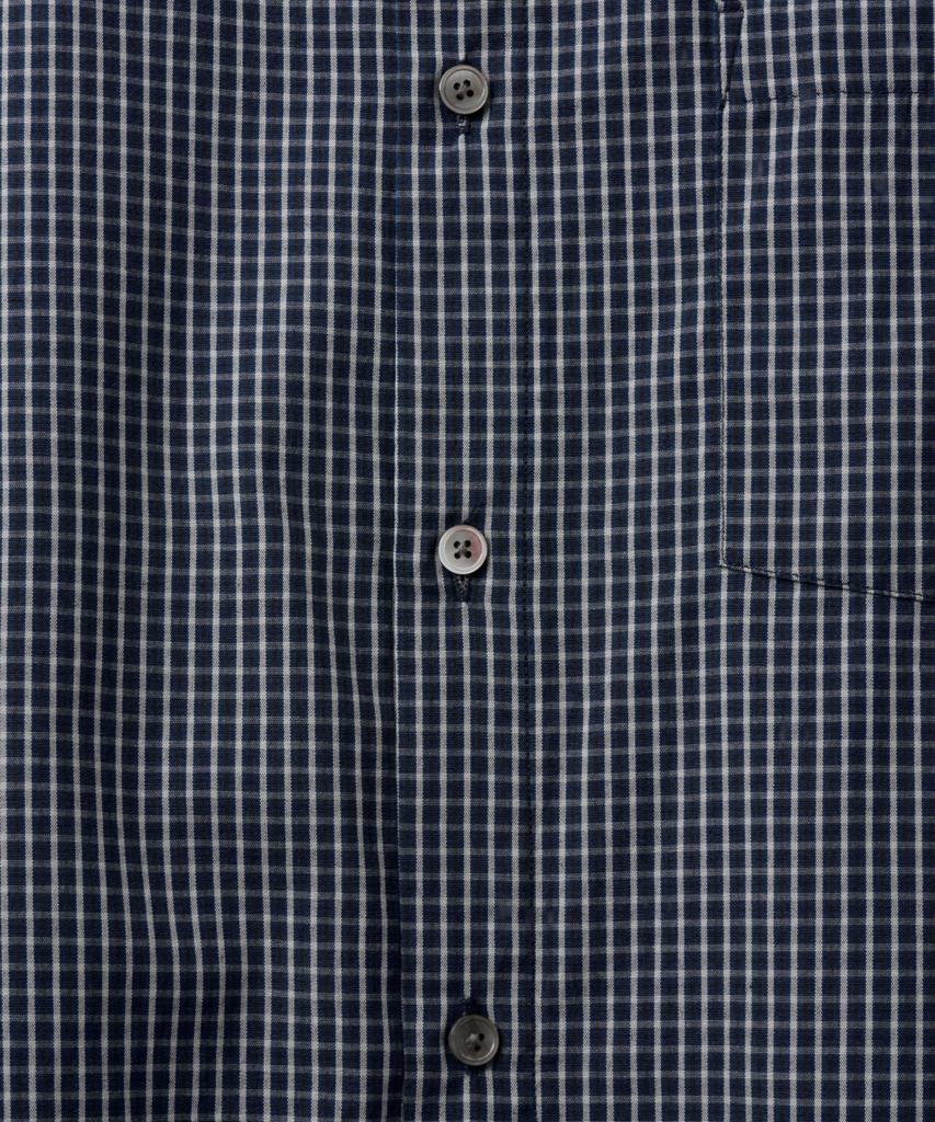 ASP Small Check Short Sleeve Shirt - Navy