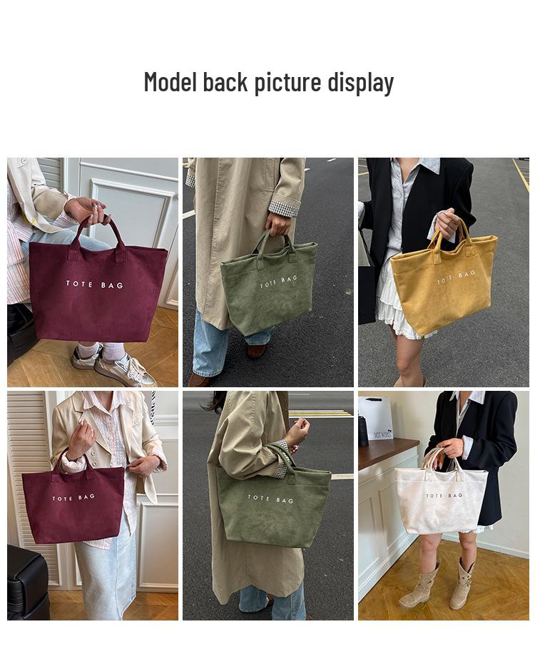 Trendige Cross-Border-Fashion-Tragetasche mit großem Fassungsvermögen – Leicht und vielseitig für den täglichen Einkauf und den Weg zur Arbeit