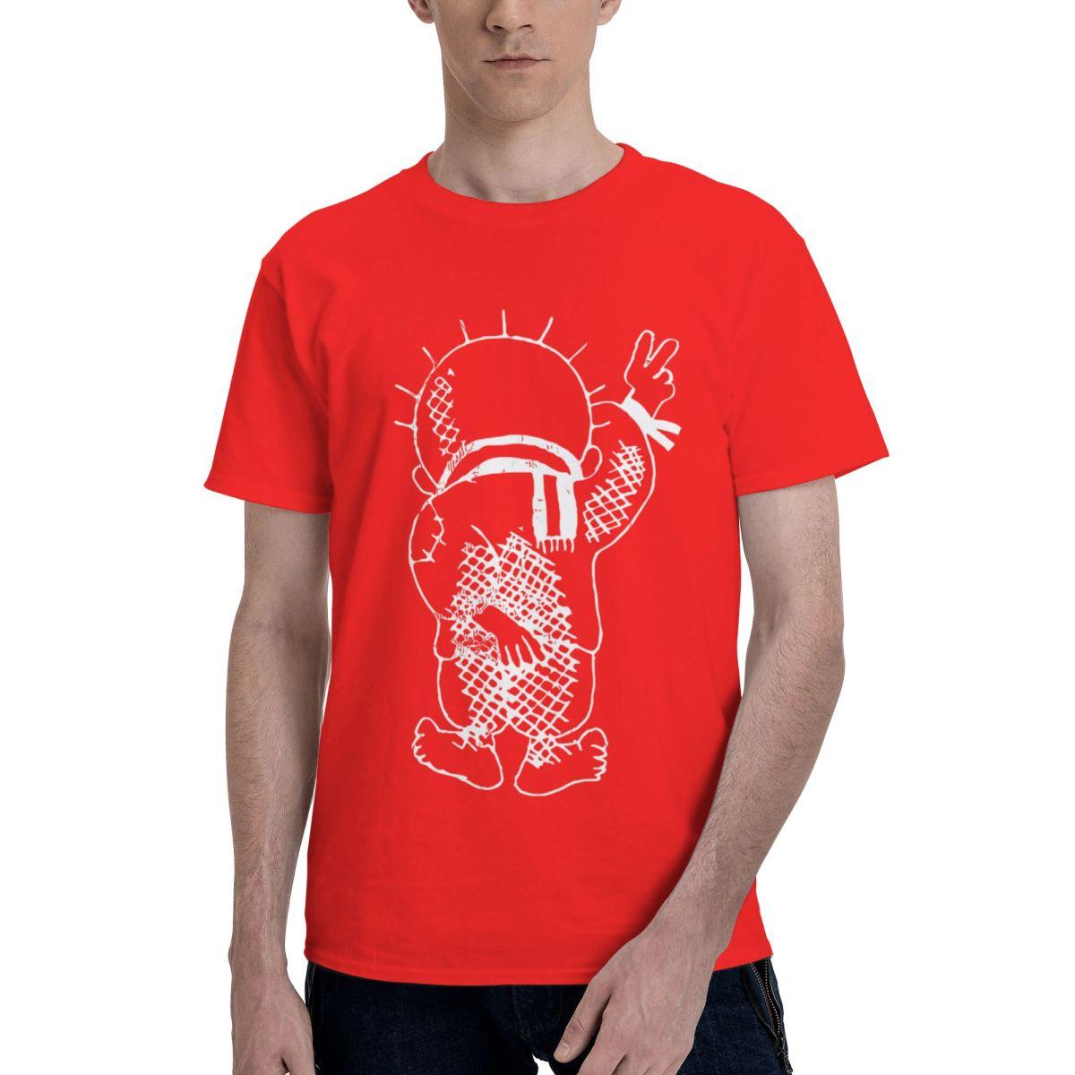 

HANDALA 100 Cotton Casual Breathable Confortable Tops Short Sleeve TShirt Clothes Men S