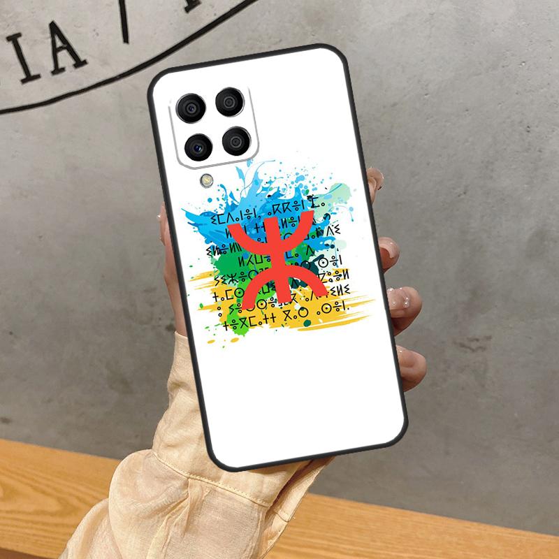 Amazigh Berber Flagge Für Samsung Galaxy M06 M16 M13 M14 M33 M12 M32 M52 M31 M55 M15 M11 M21 M35 M53 M34 M54 Hülle