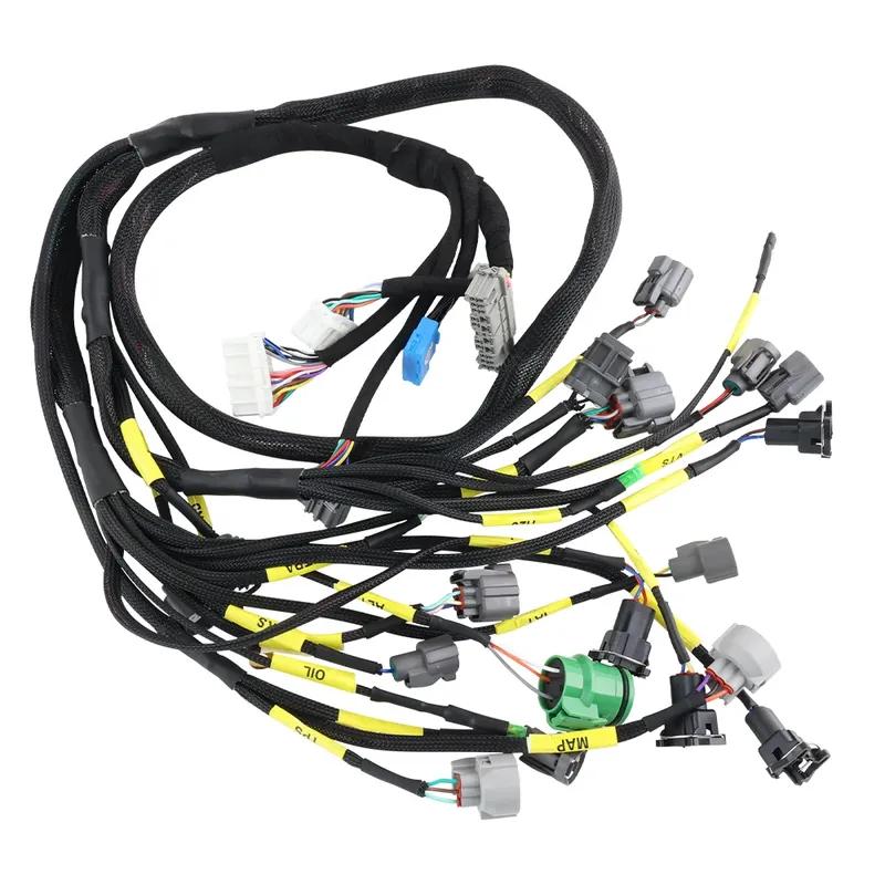 Racing Car Tucked Engine Stand Alone Harness Harness For Civic Integra B16 B18 D16 Budget D & B-series OBD1 Engine Compartment