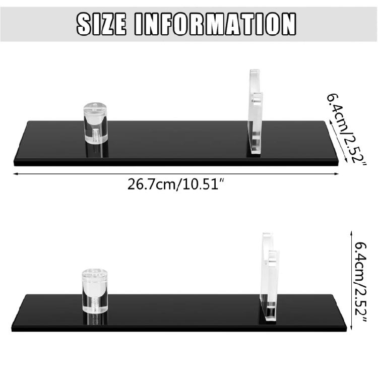 Acrylic Knife Display Stand for Single Knife Bracket Rack Kitchen Counter Home